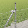 Słupek ogrodzeniowy. Srebrny 50 x 0,4 m (siatka 25 mm) Stal