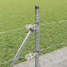 Słupek ogrodzeniowy. Srebrny 50 x 0,4 m (siatka 36 mm) Stal