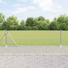 Słupek ogrodzeniowy. Srebrny 50 x 0,6 m (siatka 25 mm) Stal