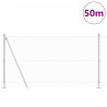 Słupek ogrodzeniowy. Srebrny 50 x 1,2 m (siatka 13 mm) Stal