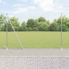 Słupek ogrodzeniowy. Srebrny 100 x 1,5 m (siatka 25 mm) Stal