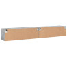 Szafki TV, z LED, 2 szt., szarość betonu, 100x30x30 cm