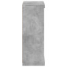 Szafka z oświetleniem LED, szarość betonu, 60,5x37x100 cm