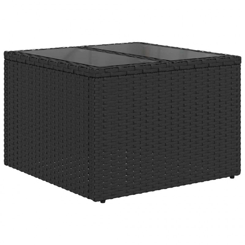 Zestaw Sof na Ogród 6 pcs Brązowy i Kremowy polirattan