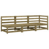 Ogrodowa sofa 3-osobowa, impregnowane drewno sosnowe