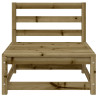 Ogrodowa sofa 3-osobowa, impregnowane drewno sosnowe