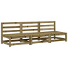 Ogrodowa sofa, 3 szt., 70x70x67 cm, impregnowana sosna