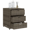 Szafka ogrodowa, szara, 55x59x69 cm, polirattan