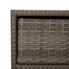 Szafka ogrodowa, szara, 55x59x69 cm, polirattan