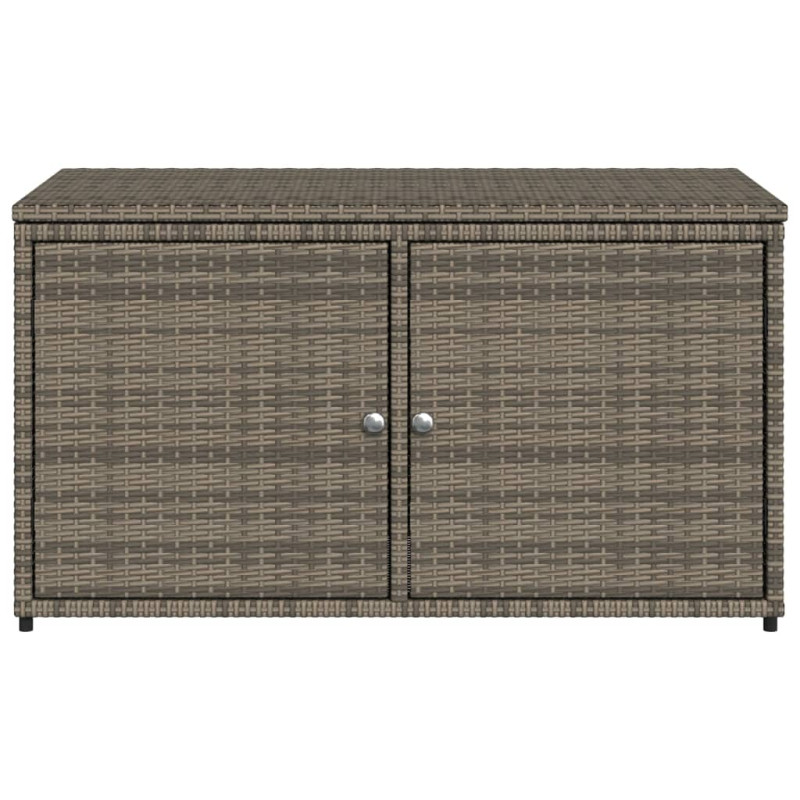 Szafka ogrodowa, szara, 110x55x60,5 cm, polirattan
