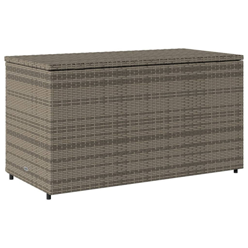 Szafka ogrodowa, szara, 110x55x60,5 cm, polirattan