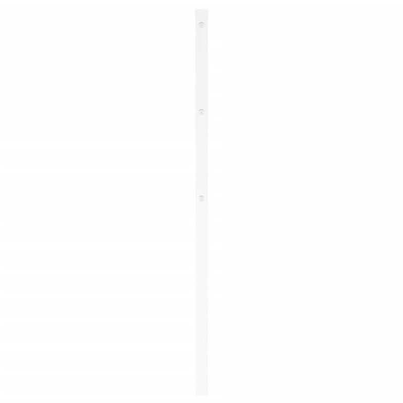 Metalowe wezgłowie, białe, 180 cm