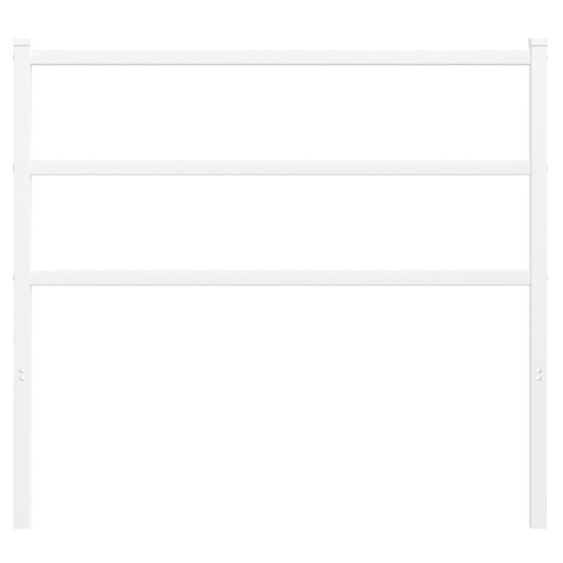 Metalowe wezgłowie, białe, 107 cm