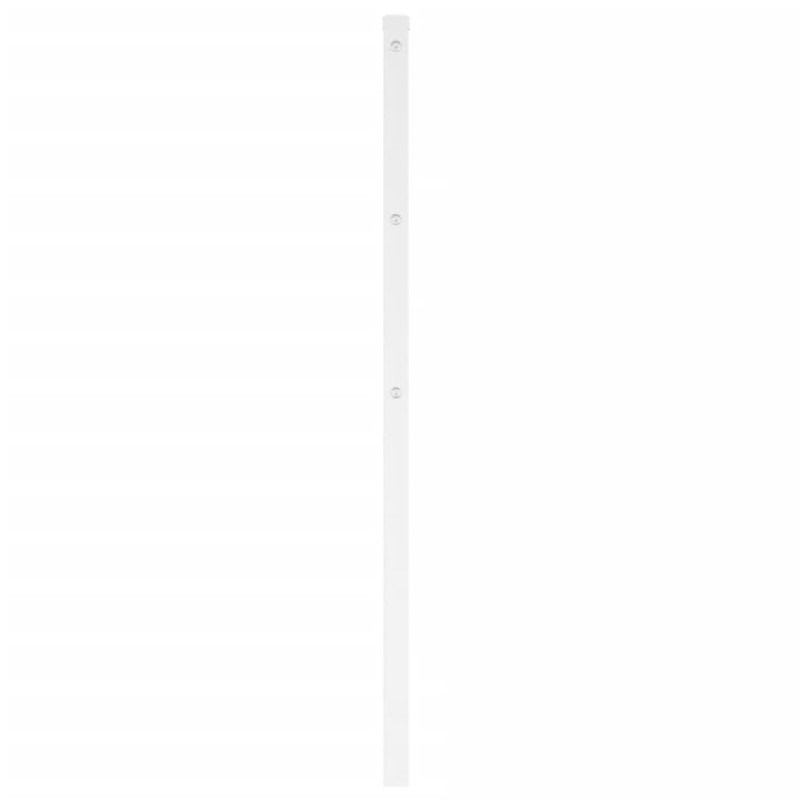 Metalowe wezgłowie, białe, 107 cm