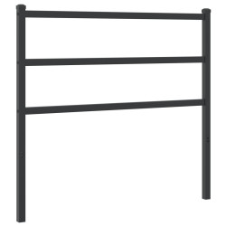Metalowe wezgłowie, czarne, 100 cm
