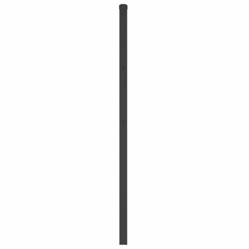 Metalowe wezgłowie, czarne, 100 cm
