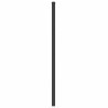 Metalowe wezgłowie, czarne, 100 cm