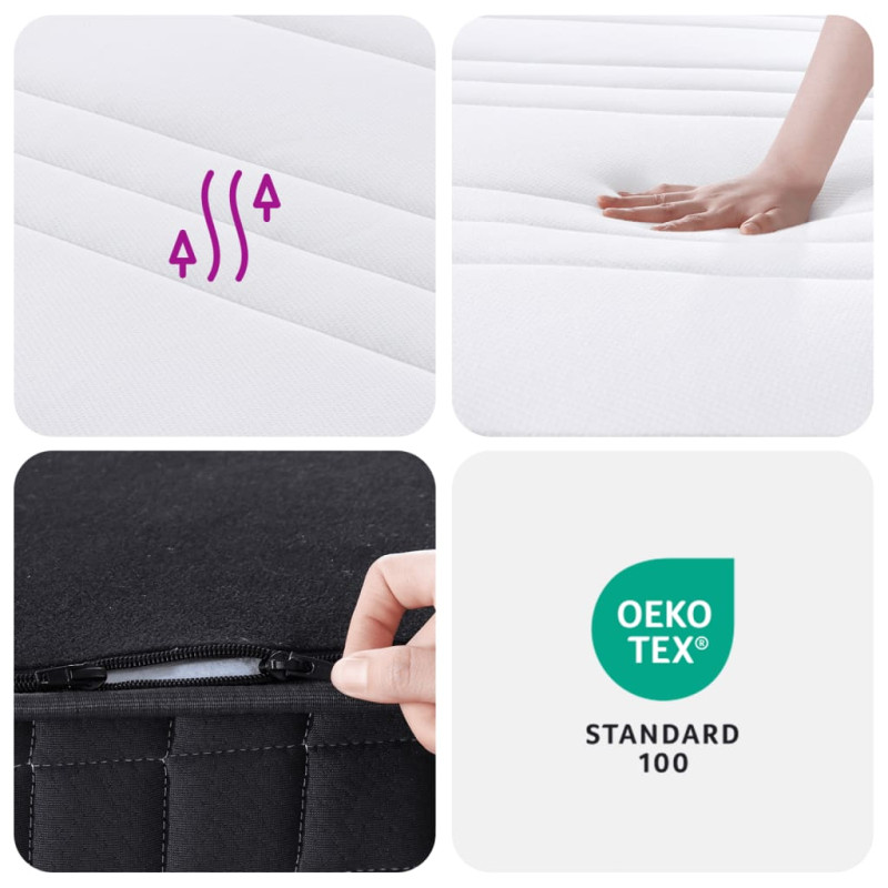 Materac bonellowy, twardość średnia, 140x190 cm