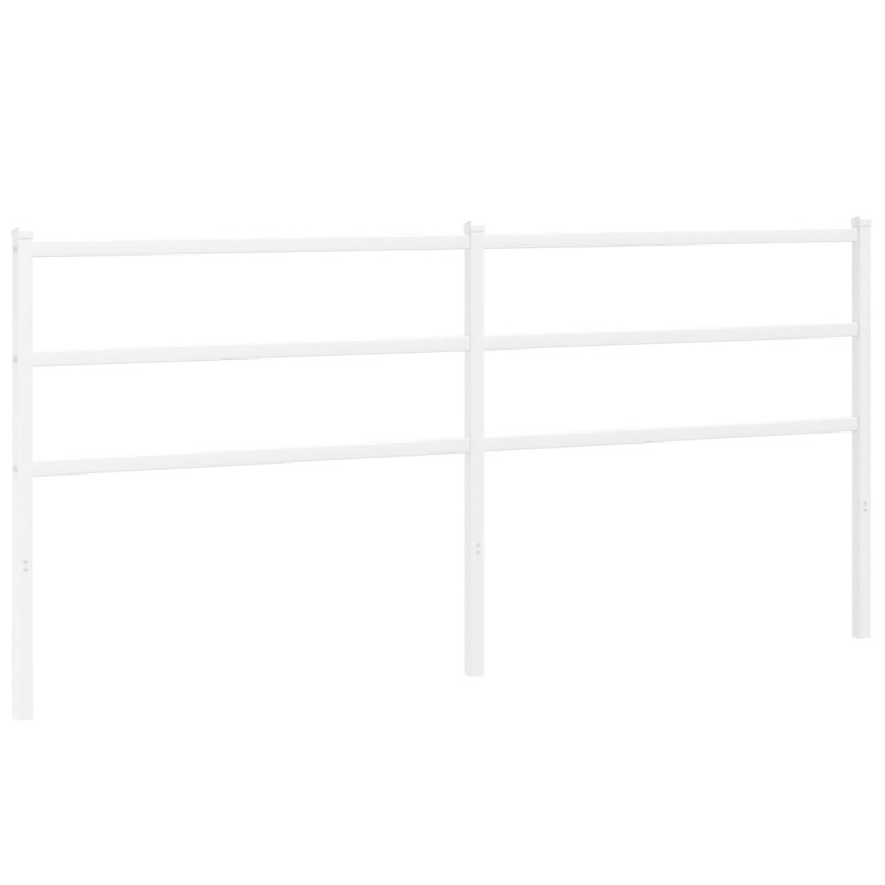 Metalowe wezgłowie, białe, 200 cm