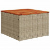 Zestaw Sof na Ogród 8 pcs Beżowy i kremowy polirattan
