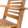 Zestaw Sof na Ogród 5 pcs Naturalny Lite drewno teakowe
