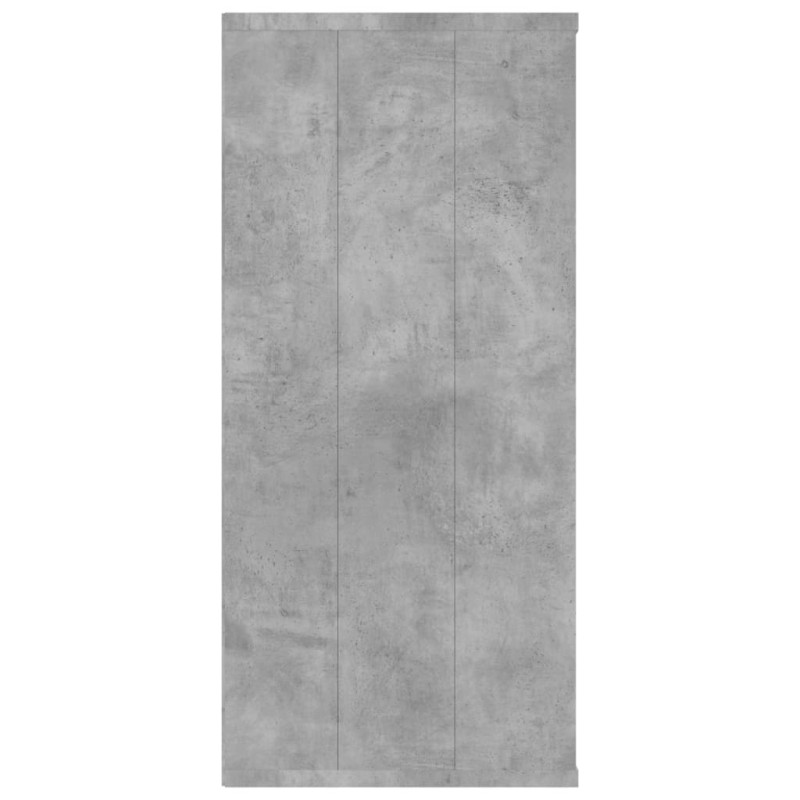 Regał na książki/szafka, betonowy szary, 66x30x98 cm