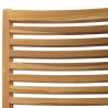 Zestaw do jadalni w ogrodzie 7 pcs Brązowy Lite drewno teakowe