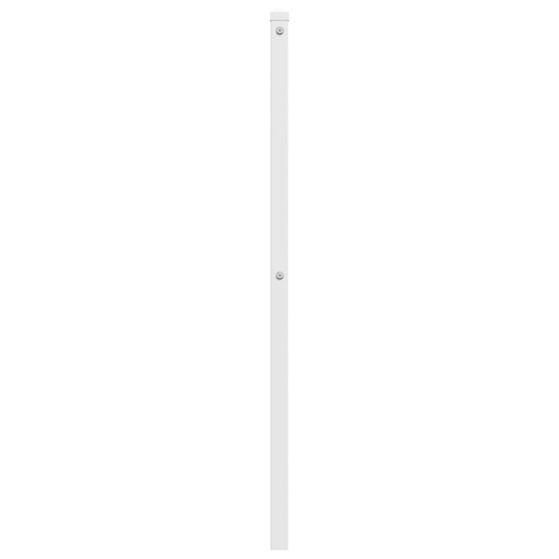 Metalowe wezgłowie, białe, 160 cm