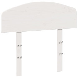 Wezgłowie łóżka, białe, 75 cm, lite drewno sosnowe