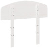 Wezgłowie łóżka, białe, 75 cm, lite drewno sosnowe