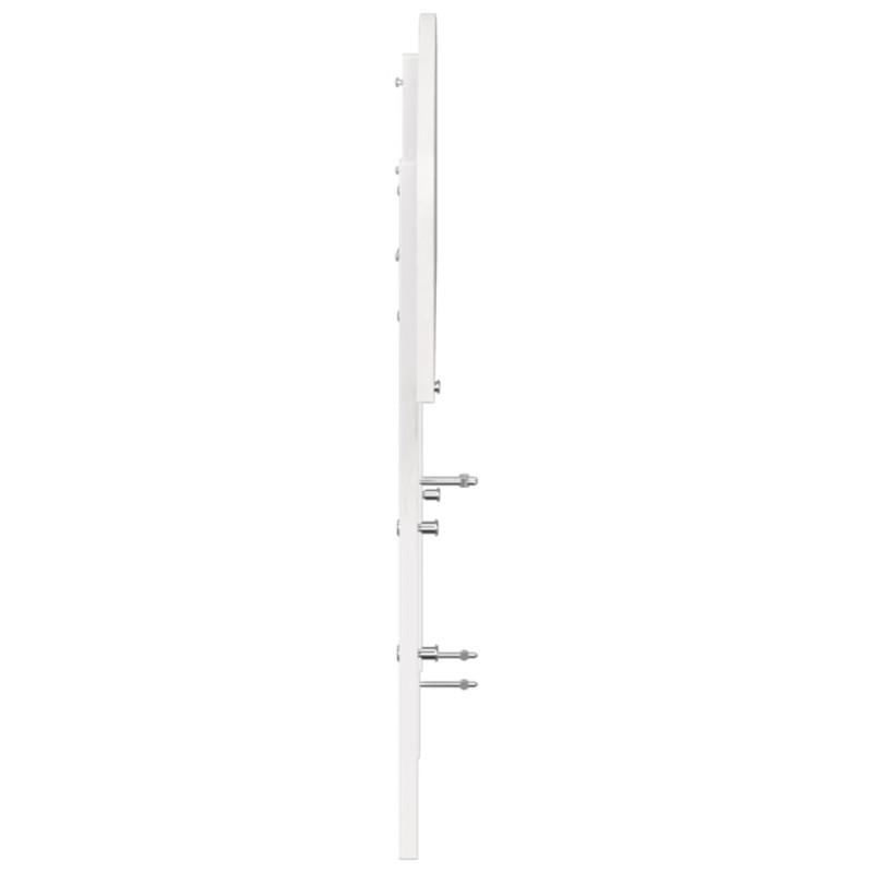 Wezgłowie do łóżka, białe, 200 cm, lite drewno sosnowe