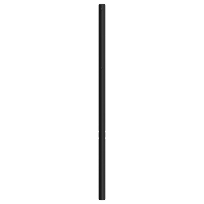 Metalowe wezgłowie, czarne, 75 cm