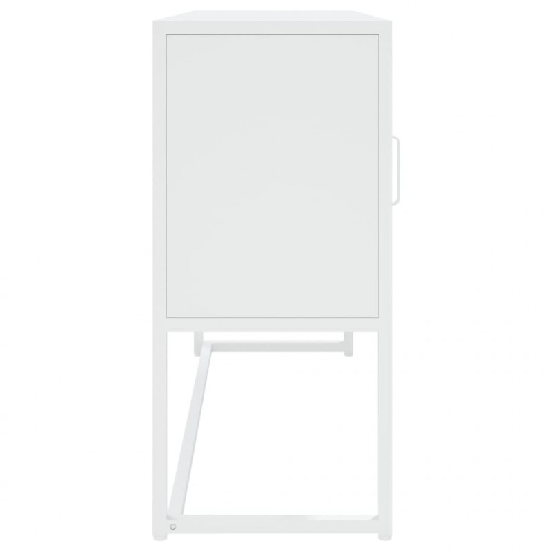 Szafka boczna, biała, 105x35x75 cm, stal