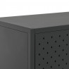 Szafka boczna, antracytowa, 105x35x75 cm, stal