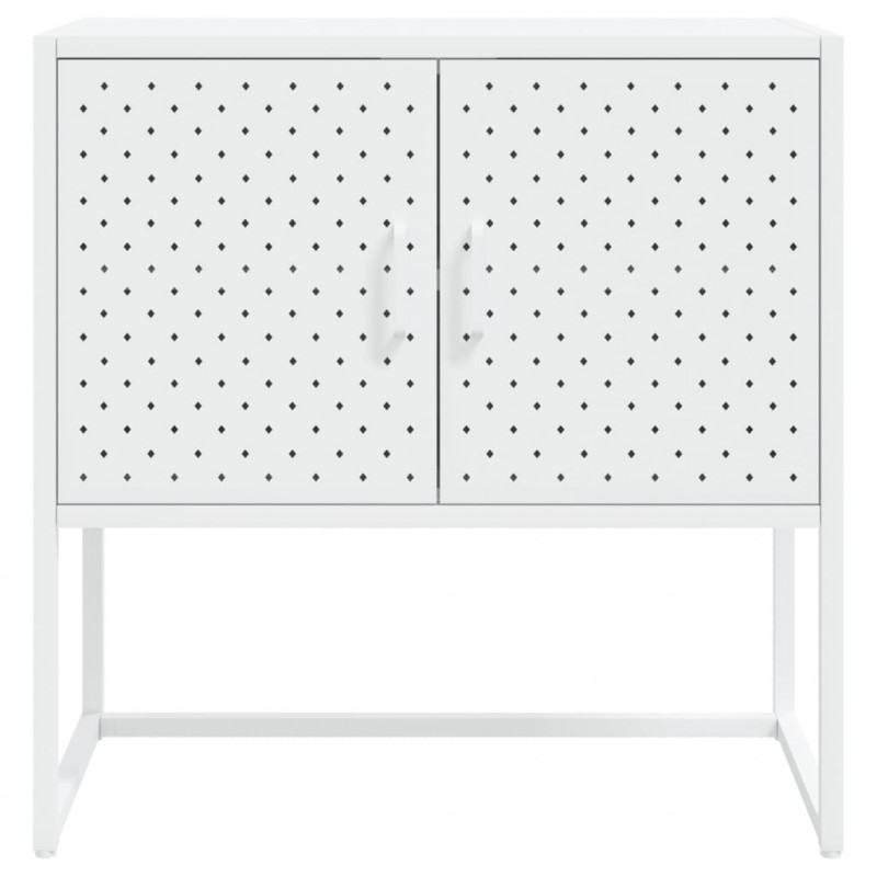 Szafka boczna, biała, 75x35x75 cm, stal