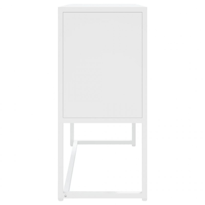 Szafka boczna, biała, 75x35x75 cm, stal