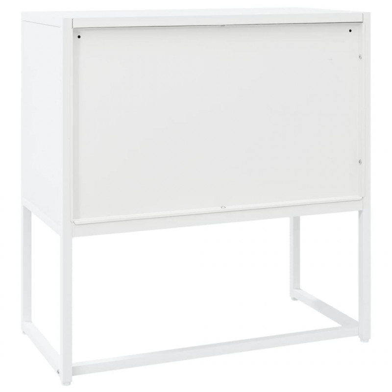 Szafka boczna, biała, 75x35x75 cm, stal