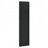 Parawan 3-panelowy, czarny, 120 x 180 cm, stalowy