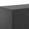 Szafka boczna, antracytowa, 75x35x75 cm, stal