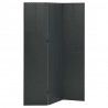 Parawan 3-panelowy, antracytowy, 120 x 180 cm, stalowy