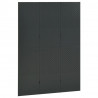 Parawan 3-panelowy, antracytowy, 120 x 180 cm, stalowy