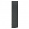 Parawan 3-panelowy, antracytowy, 120 x 180 cm, stalowy