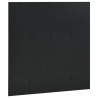 Parawan 4-panelowy, czarny, 160 x 180 cm, stalowy