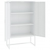 Szafka, biała, 80x35x135 cm, stal