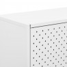 Szafka, biała, 80x35x135 cm, stal