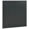 Parawan 4-panelowy, antracytowy, 160 x 180 cm, stalowy