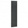 Parawan 4-panelowy, antracytowy, 160 x 180 cm, stalowy
