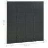 Parawan 4-panelowy, antracytowy, 160 x 180 cm, stalowy