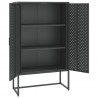 Szafka, antracytowa, 80x35x135 cm, stal