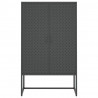 Szafka, antracytowa, 80x35x135 cm, stal